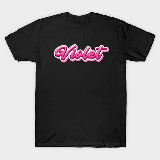Violet T-Shirt by ProjectX23Red